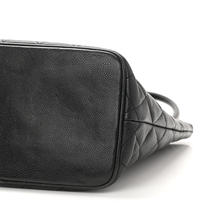Chanel Caviar Quilted Medallion Tote Black 10 of 16