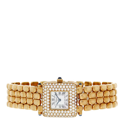 Chopard 18K Yellow Gold Diamond Bezel Mother of Pearl 21mm Classique Quartz Watch 2 of 4