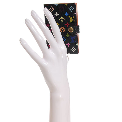 Louis Vuitton Monogram Multicolor Carnet de Bal Mini Agenda Cover Black 2 of 7
