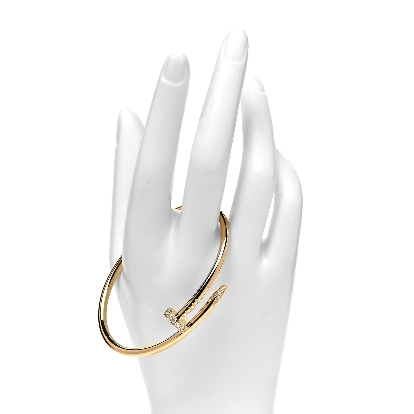 18K Yellow Gold Diamond Juste Un Clou Bracelet 18