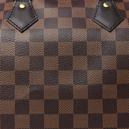 Louis Vuitton Damier Ebene Speedy Bandouliere 25 7 of 9