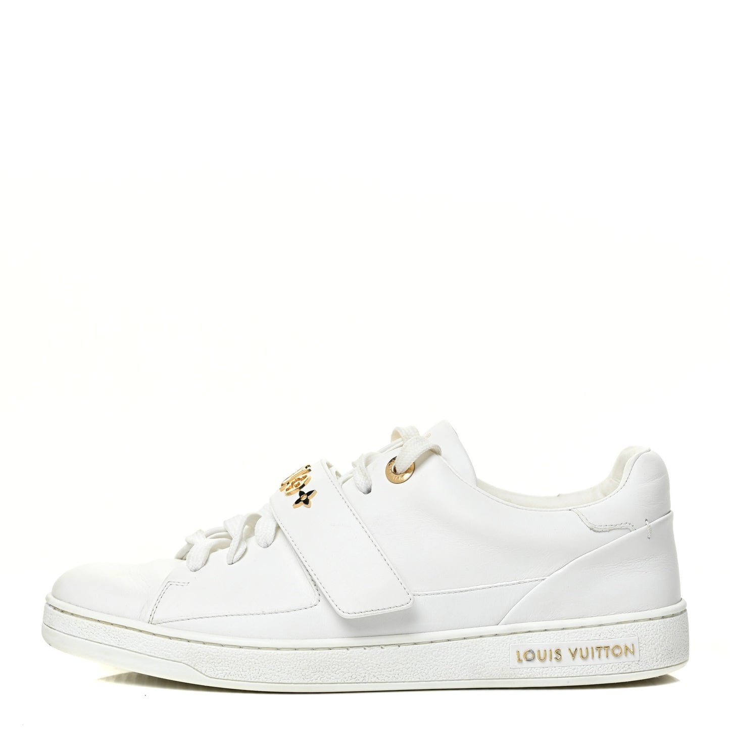 Calfskin Front Row Sneaker 38 White
