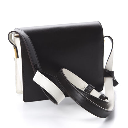 Delvaux Calfskin Mini Madame Crossbody Dark Brown White 4 of 21