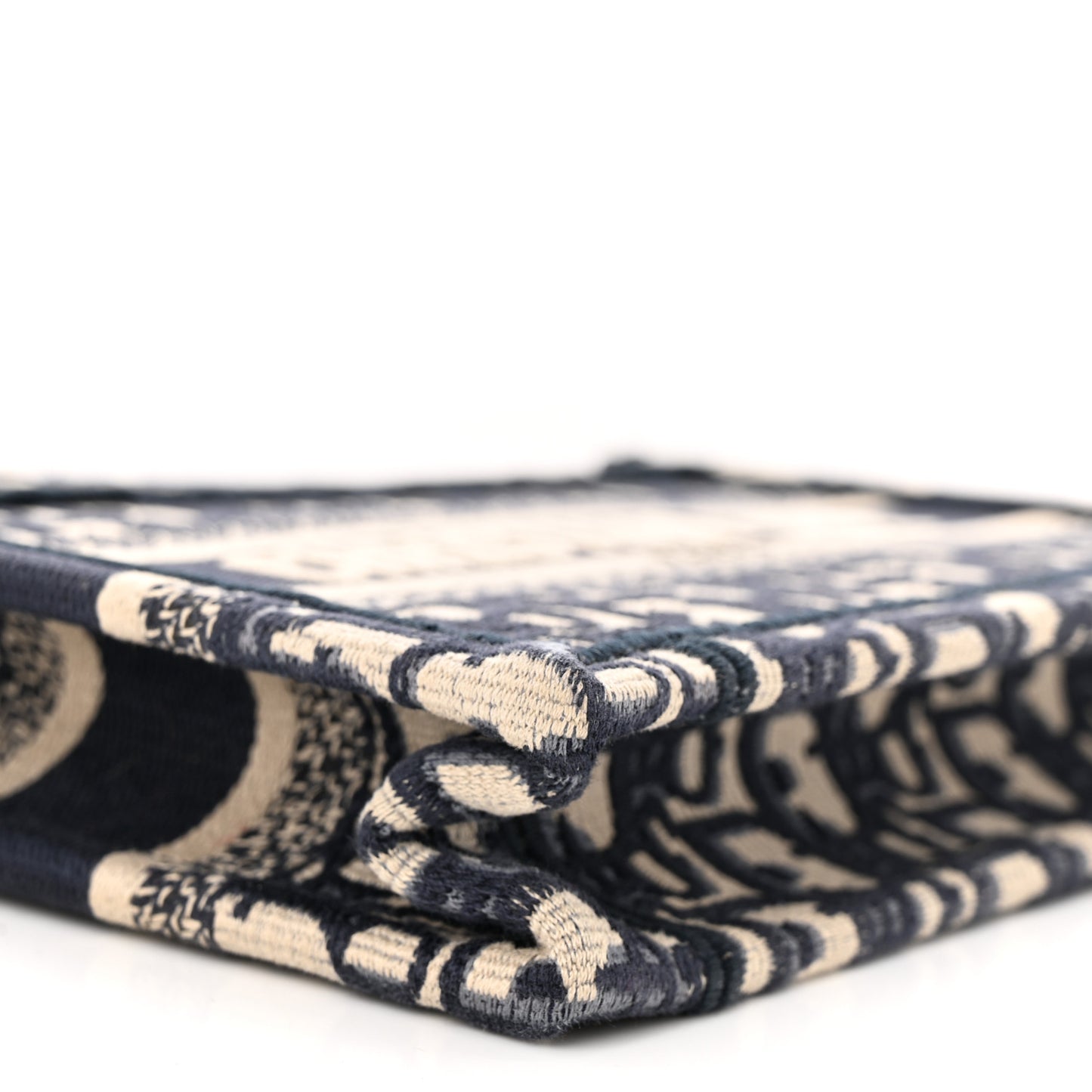 Oblique Mini Book Tote Blue Multicolor