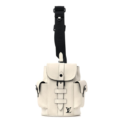 Louis Vuitton Taurillon Christopher Backpack XS White 1 of 9