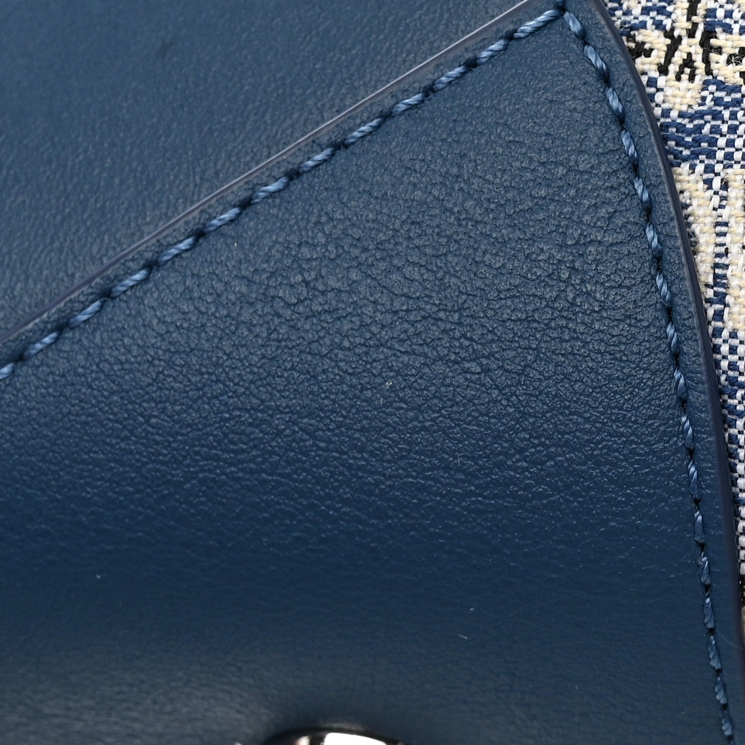 MCM Vintage Jacquard Monogram Aren Traveler Weekender Duffle Bag Blue 10 of 11