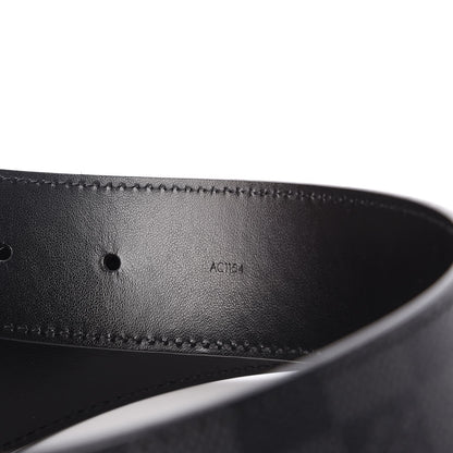 Louis Vuitton Damier Graphite LV Initiales Belt 95 38 5 of 7