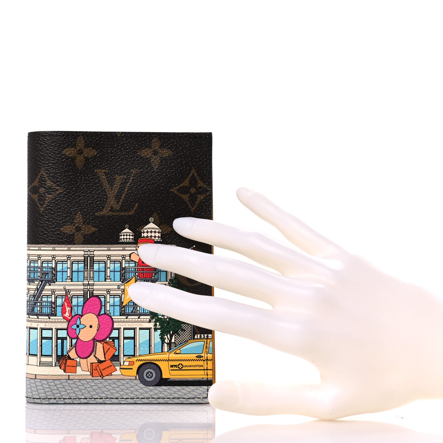 Monogram 2022 Christmas Animation New York Soho Passport Cover Yellow