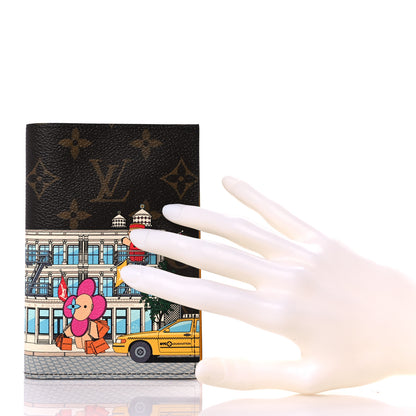 Louis Vuitton Monogram 2022 Christmas Animation New York Soho Passport Cover Yellow 2 of 7