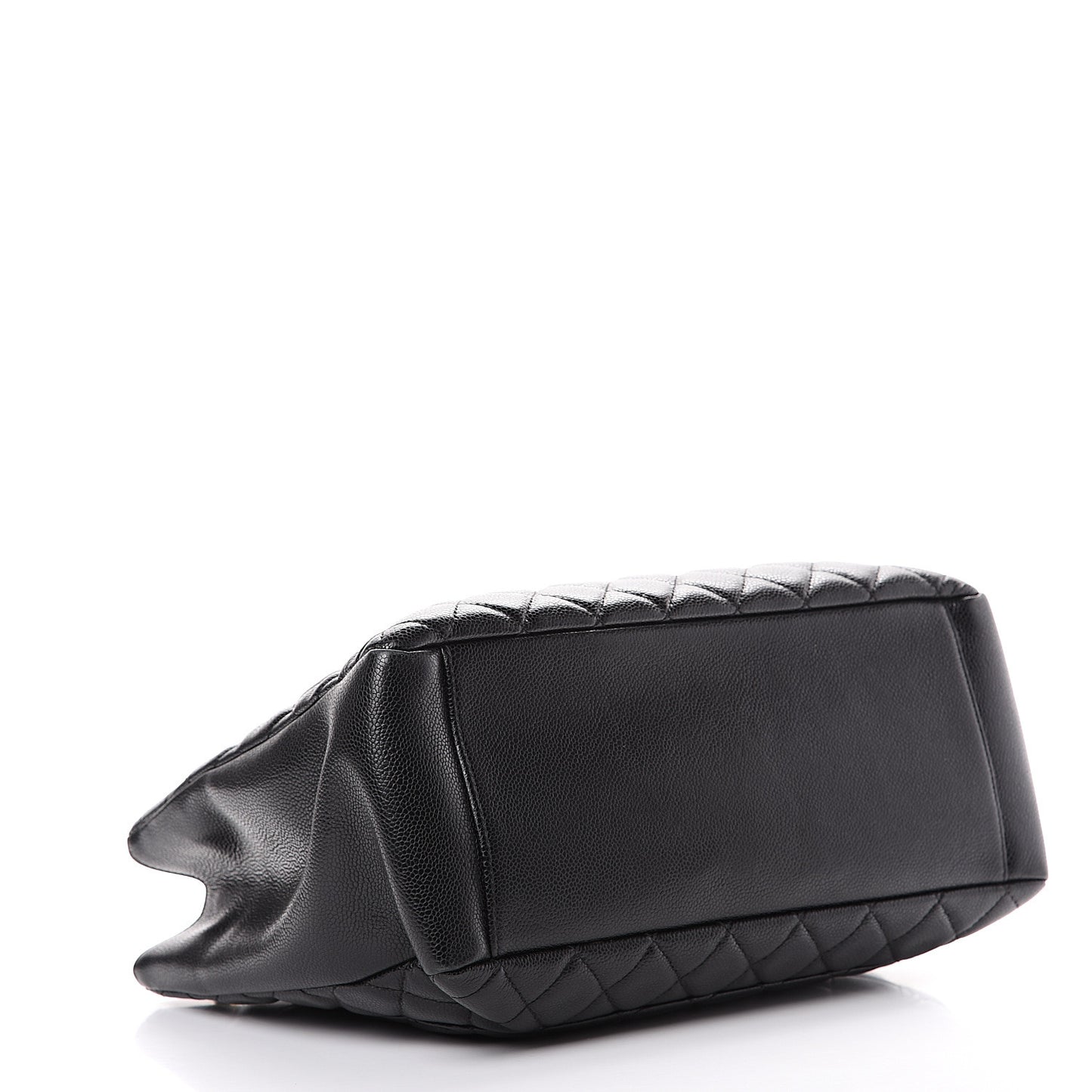 Caviar Quilted Grand Shopping Tote GST Black