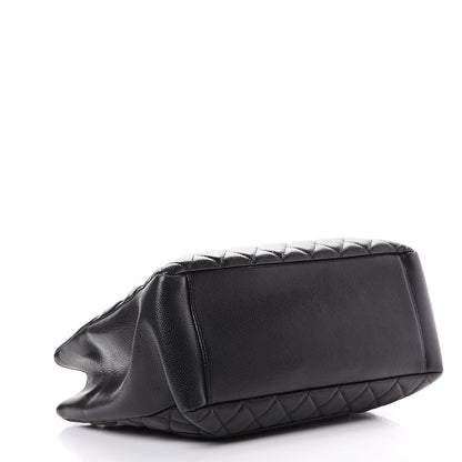 Chanel Caviar Quilted Grand Shopping Tote GST Black 3 of 13