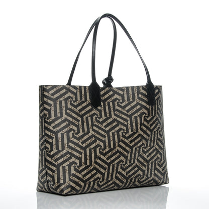 Gucci Calfskin GG Supreme Monogram Caleido Large Reversible Tote Black 3 of 17