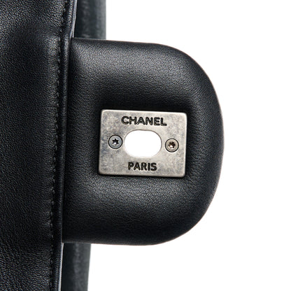 Chanel Iridescent Calfskin Jumbo In the Mix Double Flap Black 8 of 12