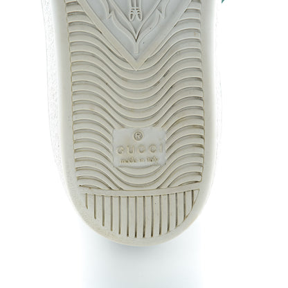 Gucci Calfskin Crocodile Web Womens Ace Sneakers 39 White Green 9 of 18