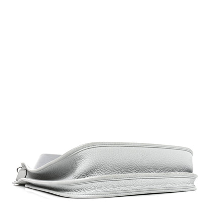 Hermes Taurillon Clemence EVELYNE III PM Bleu Pale 4 of 10