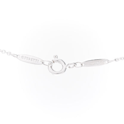 Tiffany Sterling Silver 16mm Elsa Peretti Open Heart Pendant Necklace 4 of 5