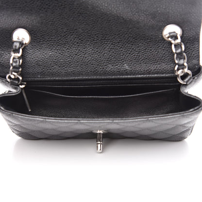 Chanel Caviar Quilted Mini Rectangular Flap Black 5 of 12