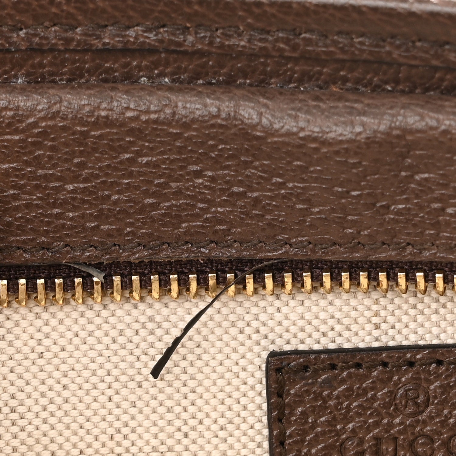 Gucci Monogram Jumbo GG Textured Dollar Calfskin Web Mini Crossbody Bag Camel Ebony New Acero 11 of 13