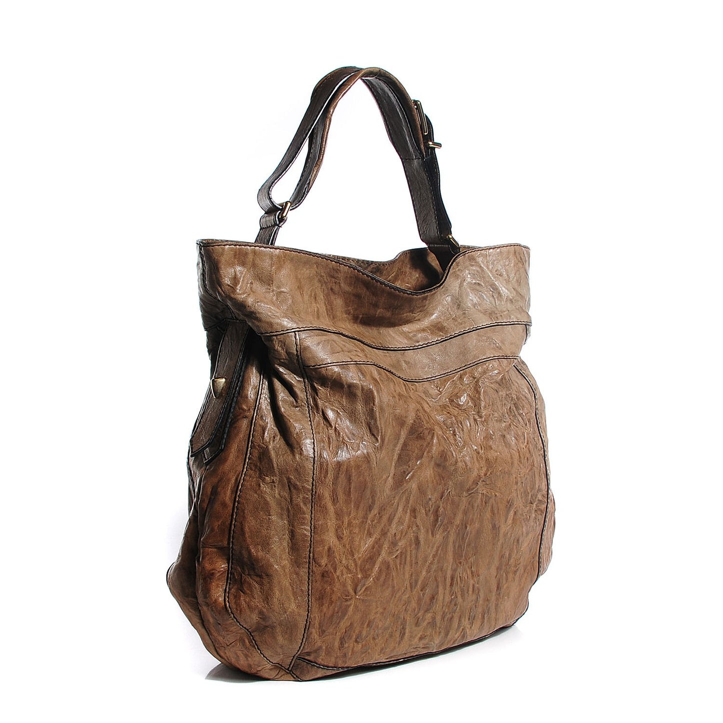 Tumbled Sheepskin Moyen Hobo