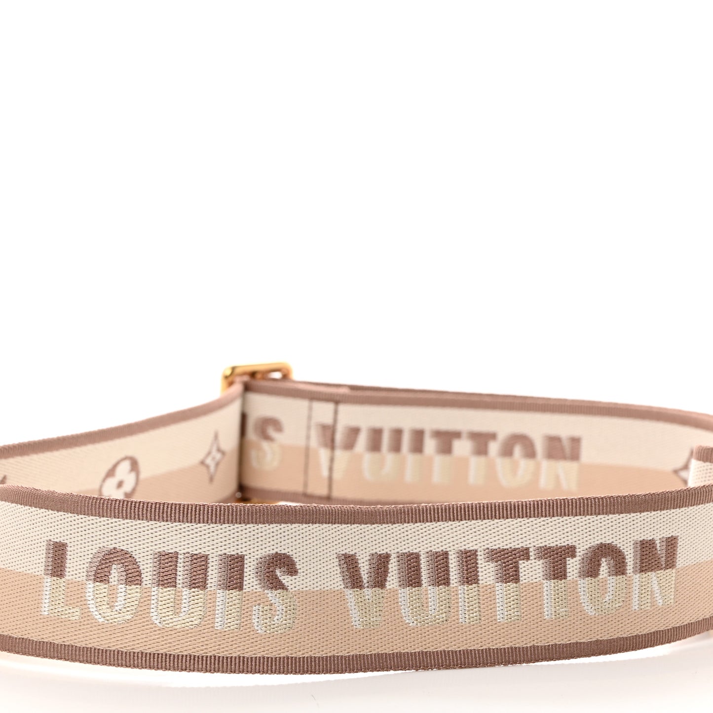 Jacquard Neverfull BB Shoulder Strap Beige Brown