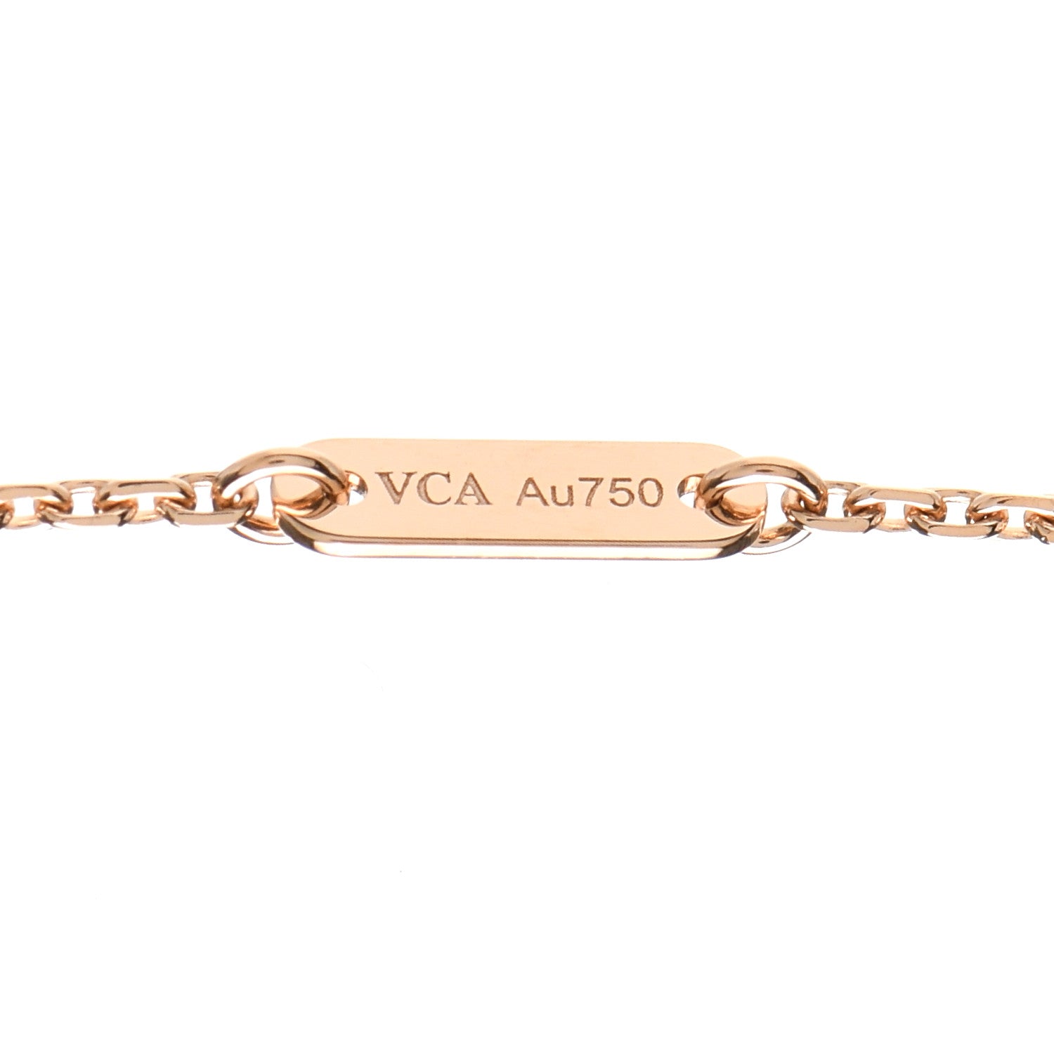 Van Cleef & Arpels 18K Rose Gold Sweet Alhambra Pendant Necklace 5 of 8