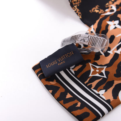 Louis Vuitton Silk Monogram Giant Jungle Bandeau Black 3 of 3