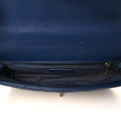 Chanel Lambskin Quilted Resin Bi-Color Chain Flap Bag Navy 5 of 14