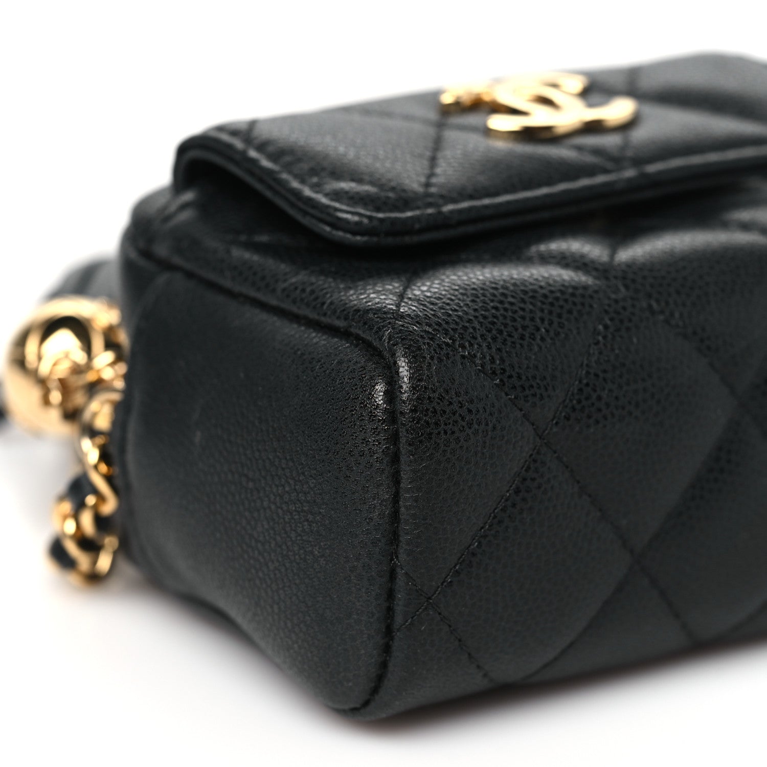Chanel Caviar Quilted Paris Hangzhou Tassel Mini Camera Case Black 9 of 11