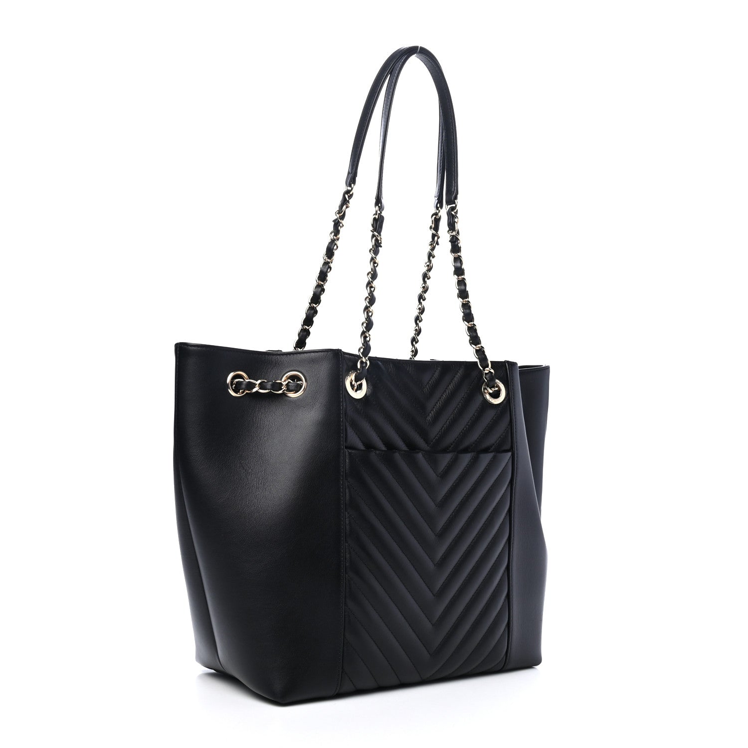 Chanel CHANELCalfskin Daily Large Shopping Bag Black 2 of 4