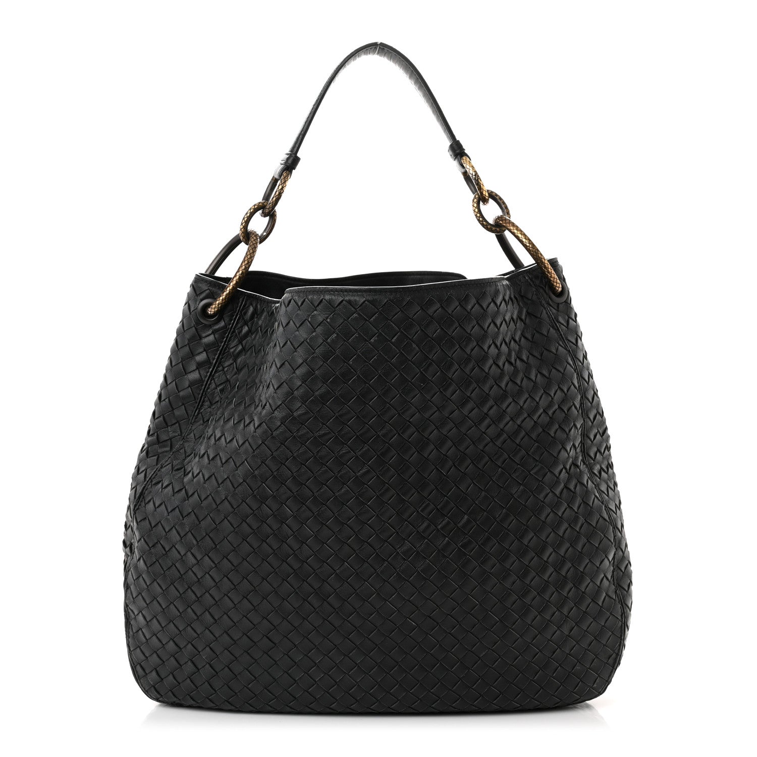 Bottega Veneta Nappa Intrecciato Medium Loop Black 1 of 14