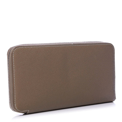 Hermes Epsom Silk'in Wallet Etoupe 3 of 9