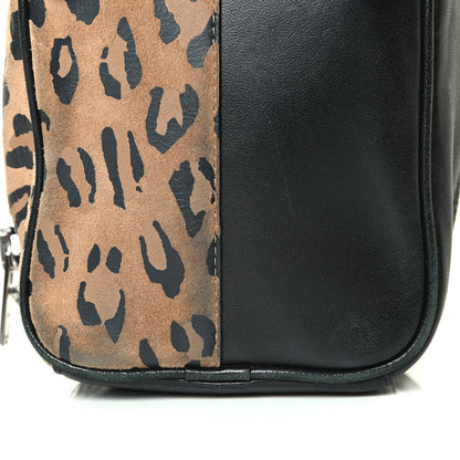 Alexander Wang Lambskin Leopard Print Mini Attica Backpack Crossbody Multicolor Black 7 of 7