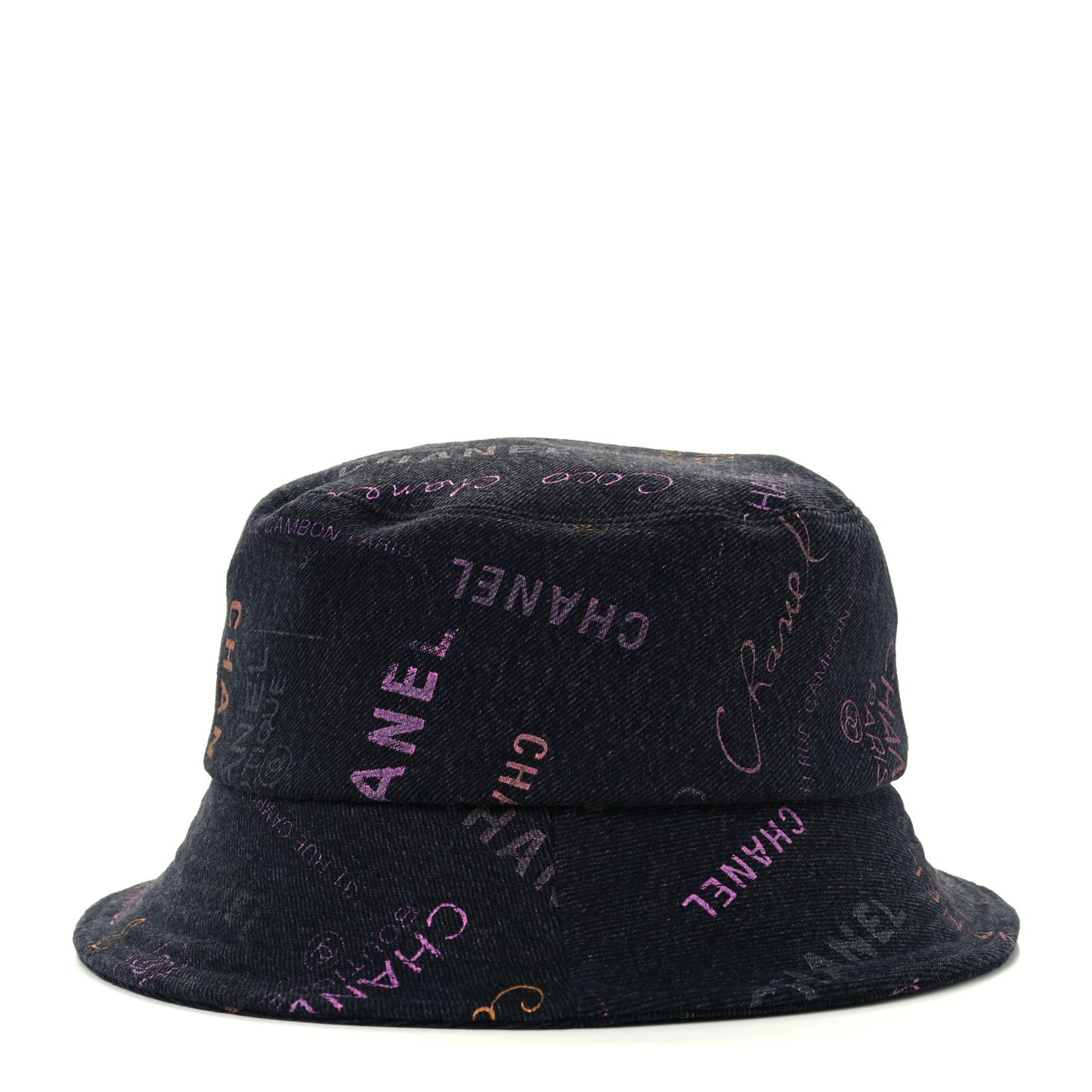Denim Mood Cloche Bucket Hat M Black