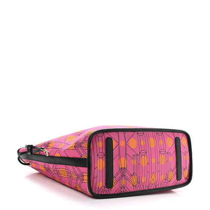 MCM Visetos Medium Reversible Liz Shopper Tote Pink 7 of 16