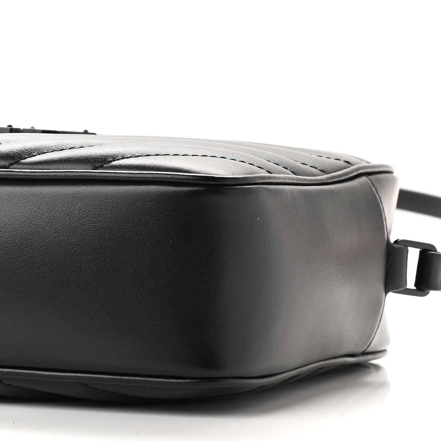 Saint Laurent Calfskin Matelasse Monogram Lou Camera Bag Black 8 of 8