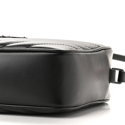 Saint Laurent Calfskin Matelasse Monogram Lou Camera Bag Black 8 of 8