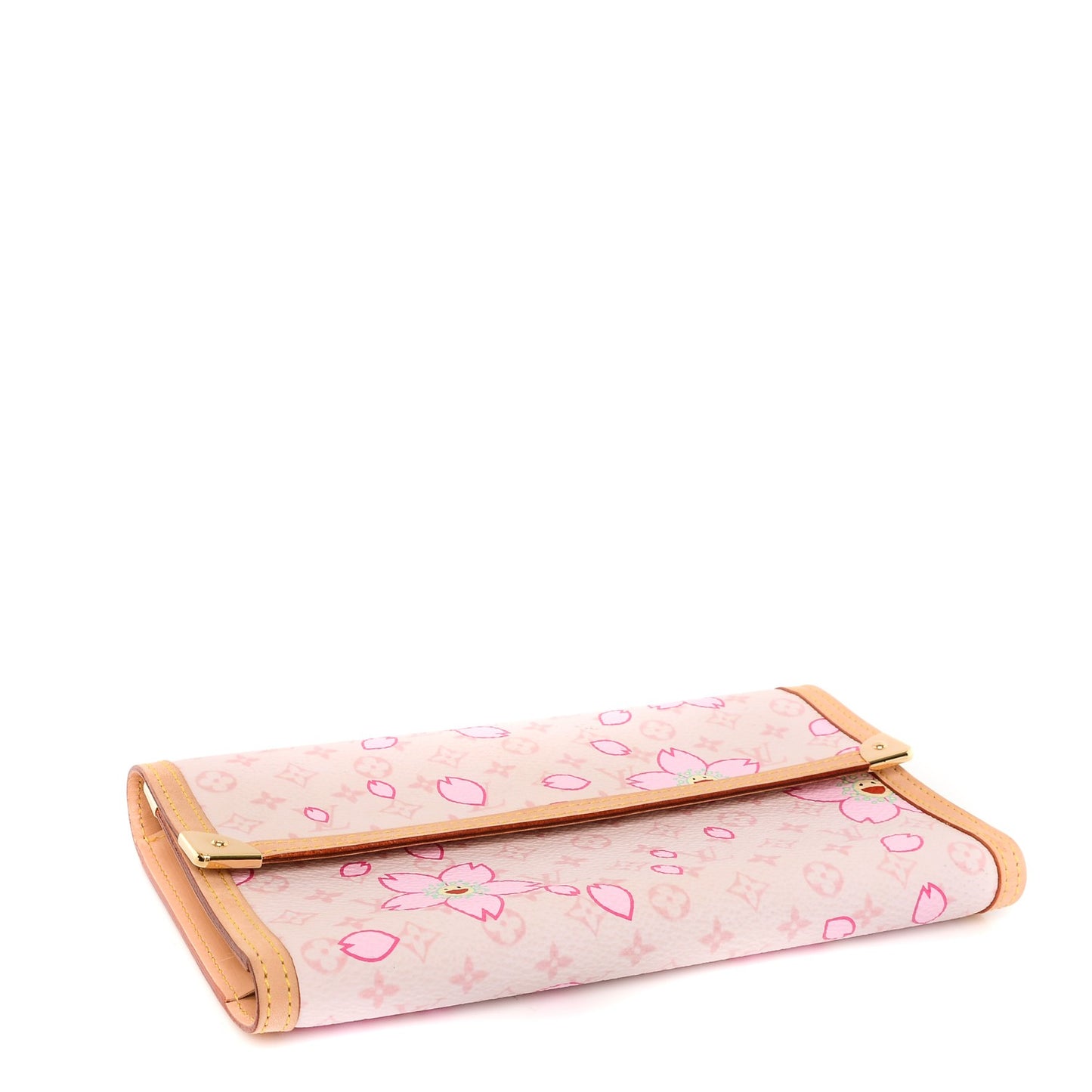 Monogram Cherry Blossom Porte Tresor International Wallet Pink