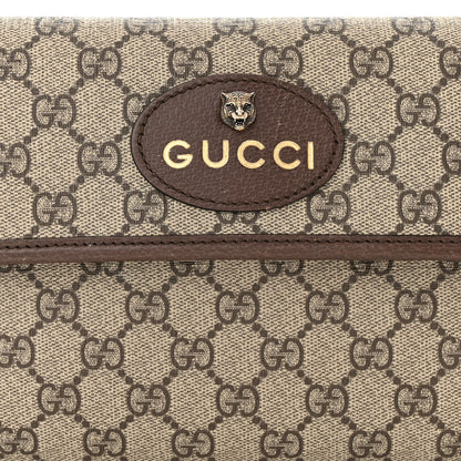 Gucci GG Supreme Monogram Neo Vintage Web Belt Bag Brown 8 of 12