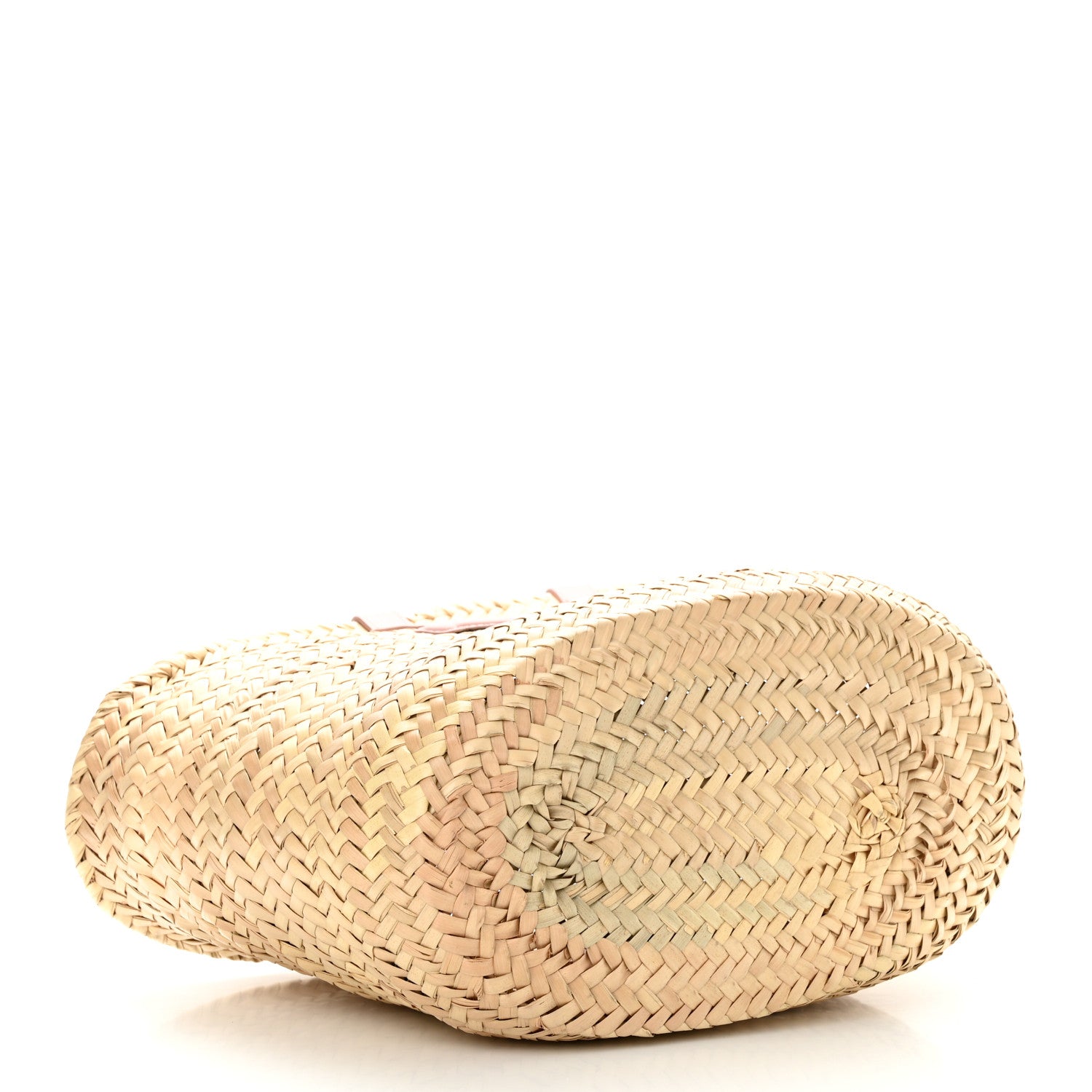 Celine Raffia Calfskin Triomphe Teen Panier Vintage Pink 4 of 9