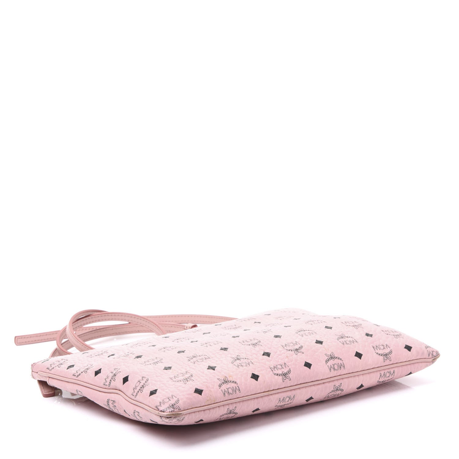 MCM Visetos Medium Crossbody Pouch Soft Pink 3 of 8