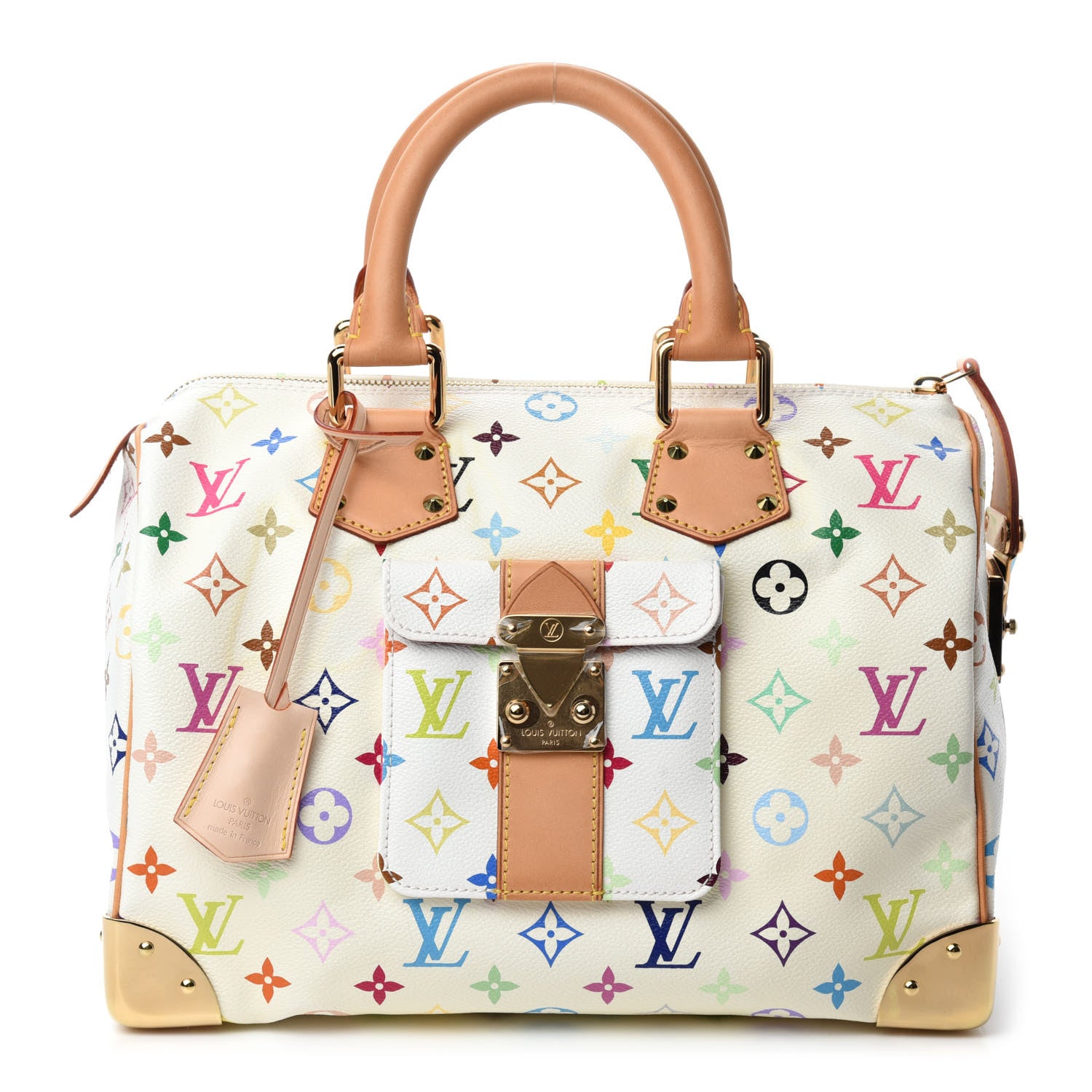Louis Vuitton Monogram Multicolor Speedy 30 White 1 of 10