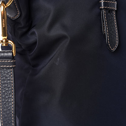Prada Tessuto Nylon Vitello Daino Tote Baltico 14 of 16