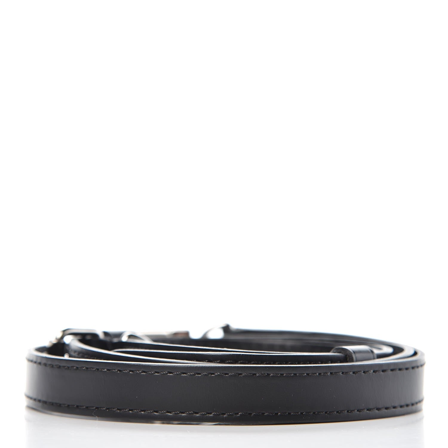 Louis Vuitton Calfskin 16mm Adjustable Shoulder Strap Black 2 of 3