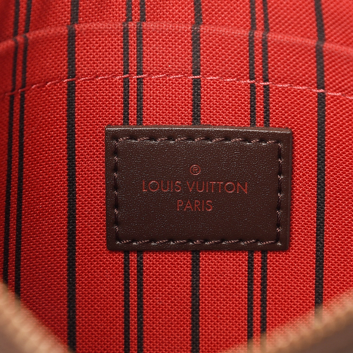 Louis Vuitton Damier Ebene Neverfull MM GM Pochette 5 of 8