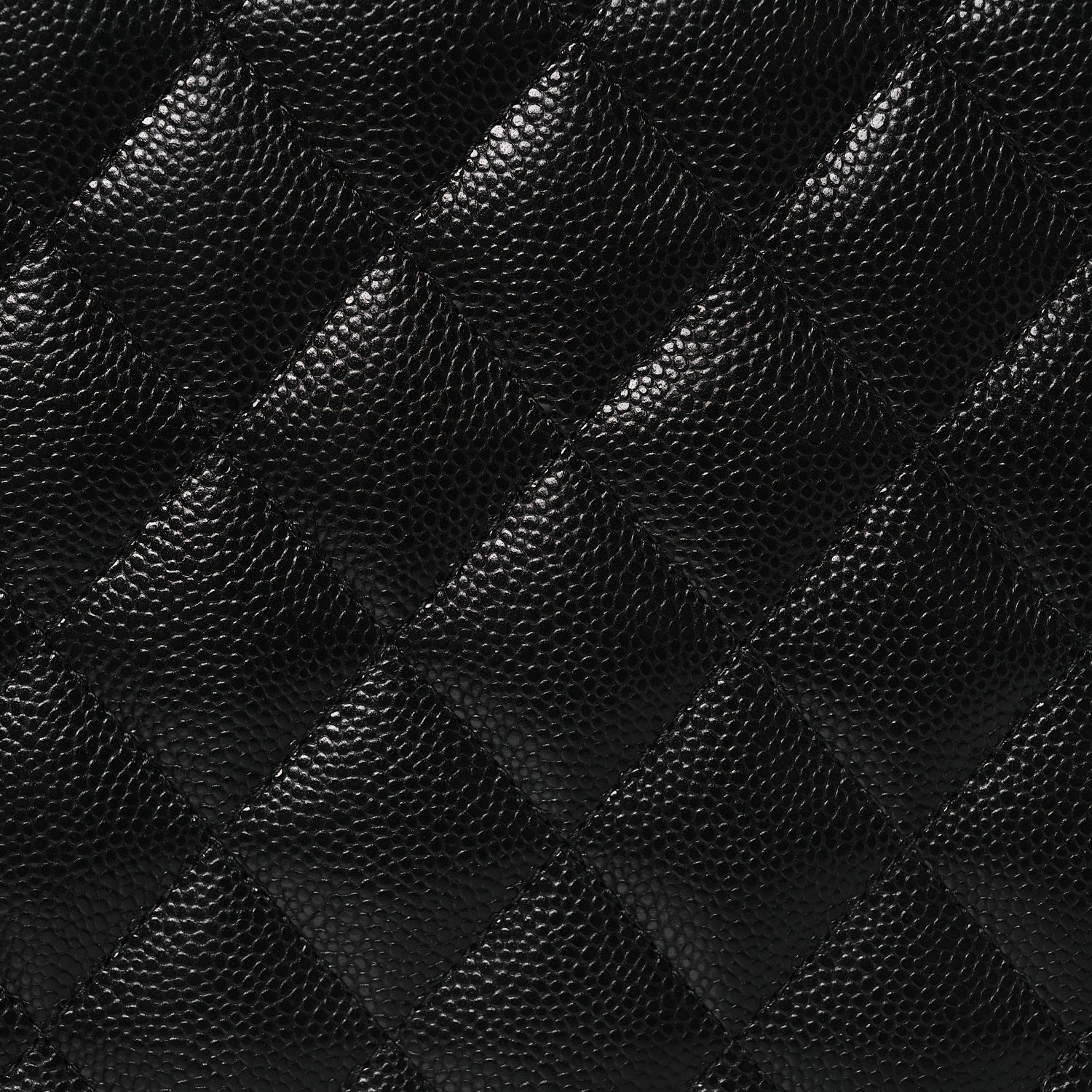 Chanel Caviar Quilted Zipped Travel Pouch Black 9 of 14