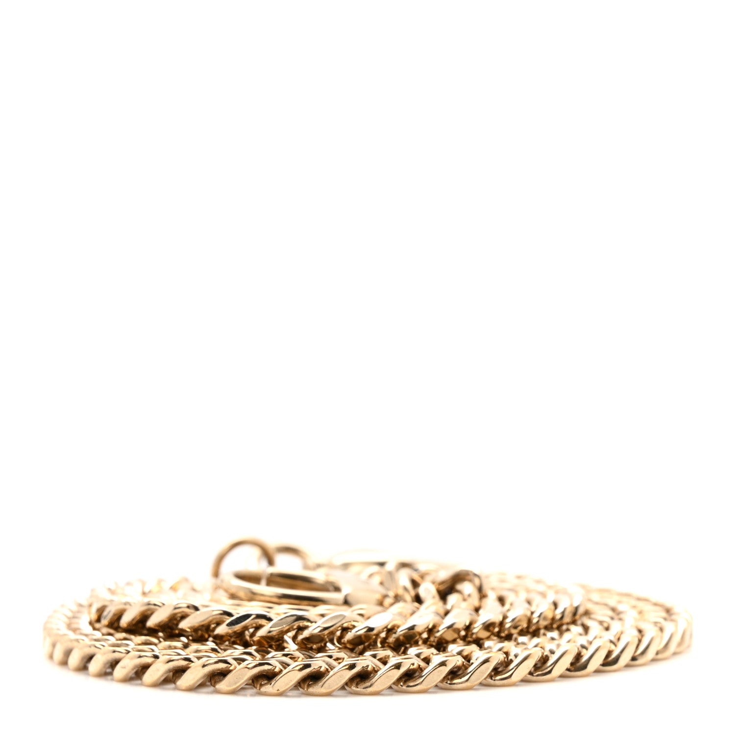 Christian Dior Metal Mini Lady Dior Chain Shoulder Strap Gold 2 of 4