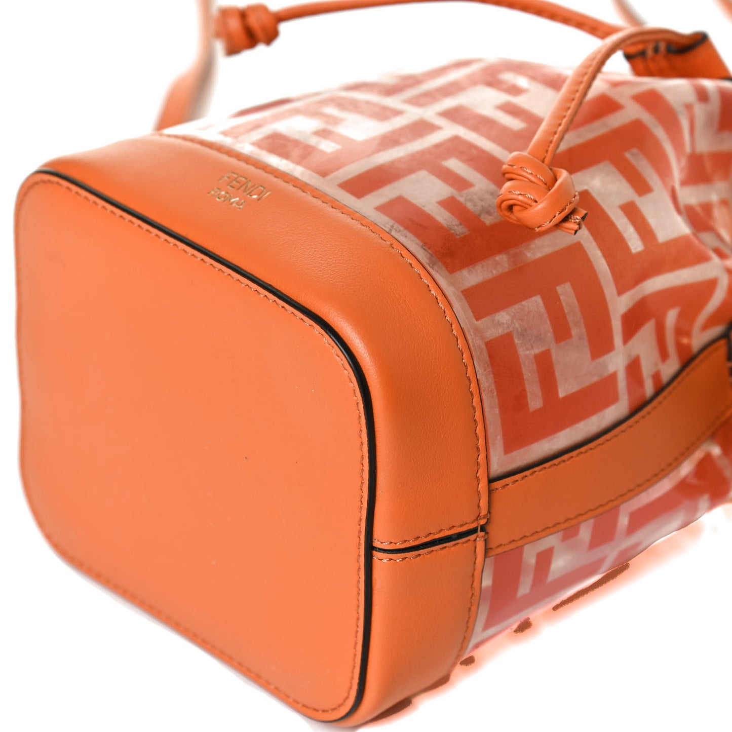 TPU FF Vitello Grace F is Fendi Mini Mon Tresor Bucket Bag Aranciata