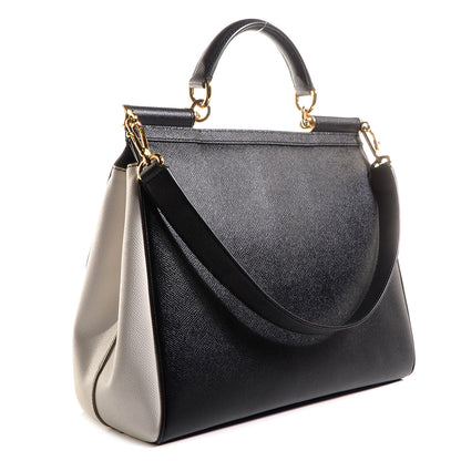 Dolce & Gabbana Dauphine Large Miss Sicily Satchel Black 3 of 9