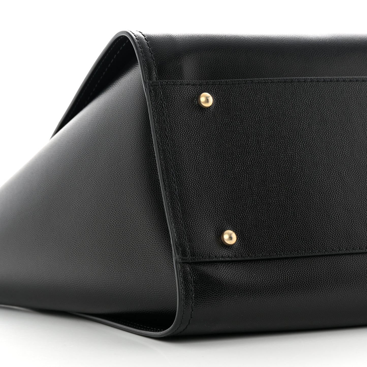 Caviar Medium Studded Deauville Tote Black
