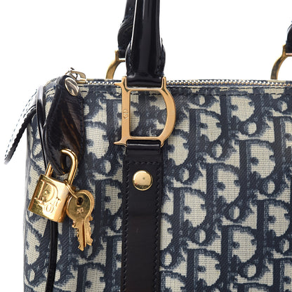 Christian Dior Monogram Boston Navy Blue 11 of 11